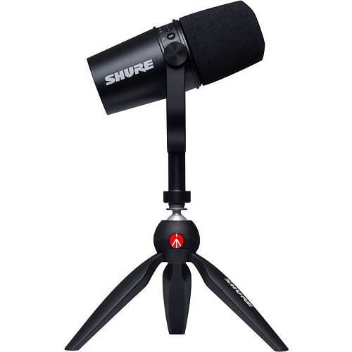 Микрофон Shure Motive MV7+-K-BNDL, черный